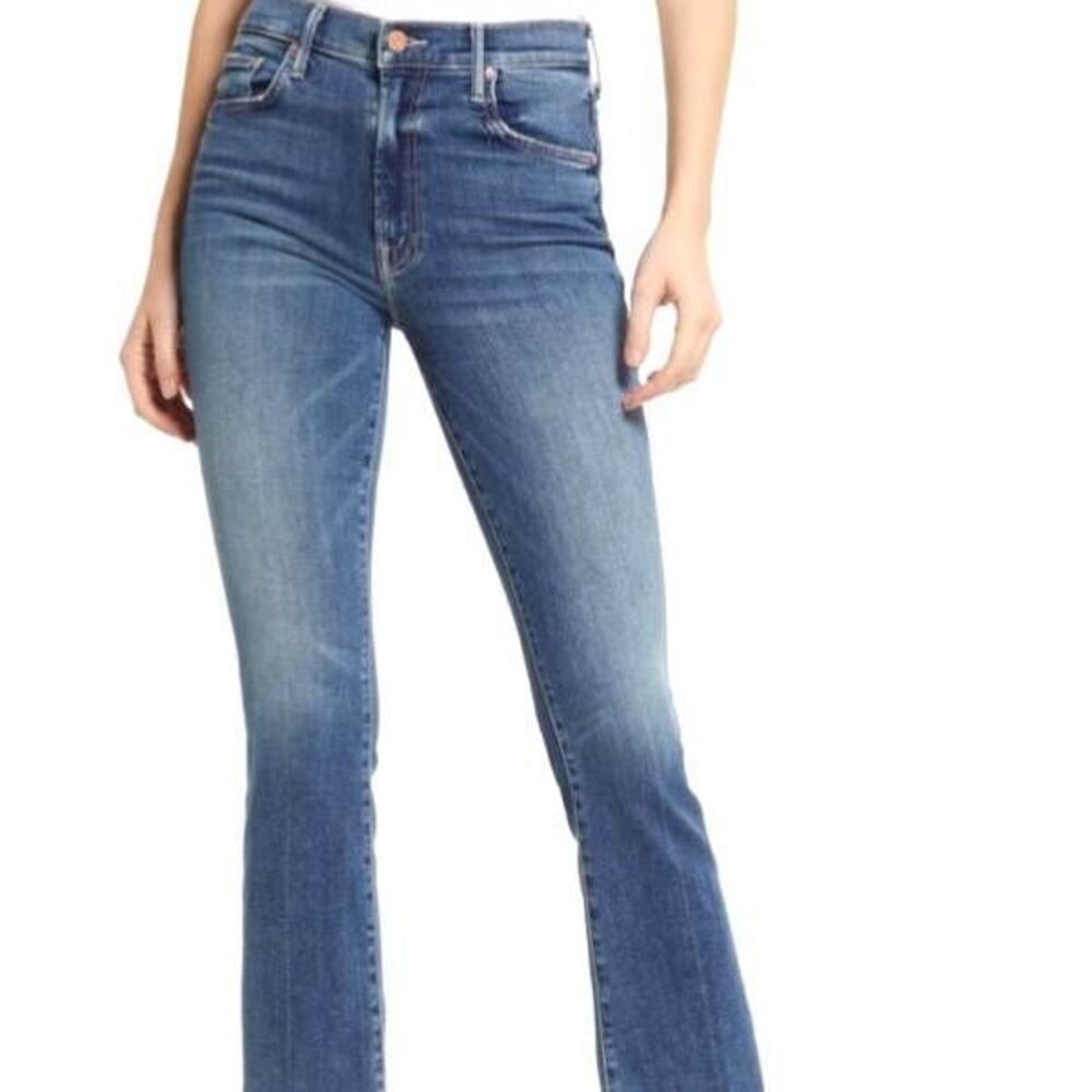 MOTHER The Insider Crop Step Fray in Walking On Coals Sz 31